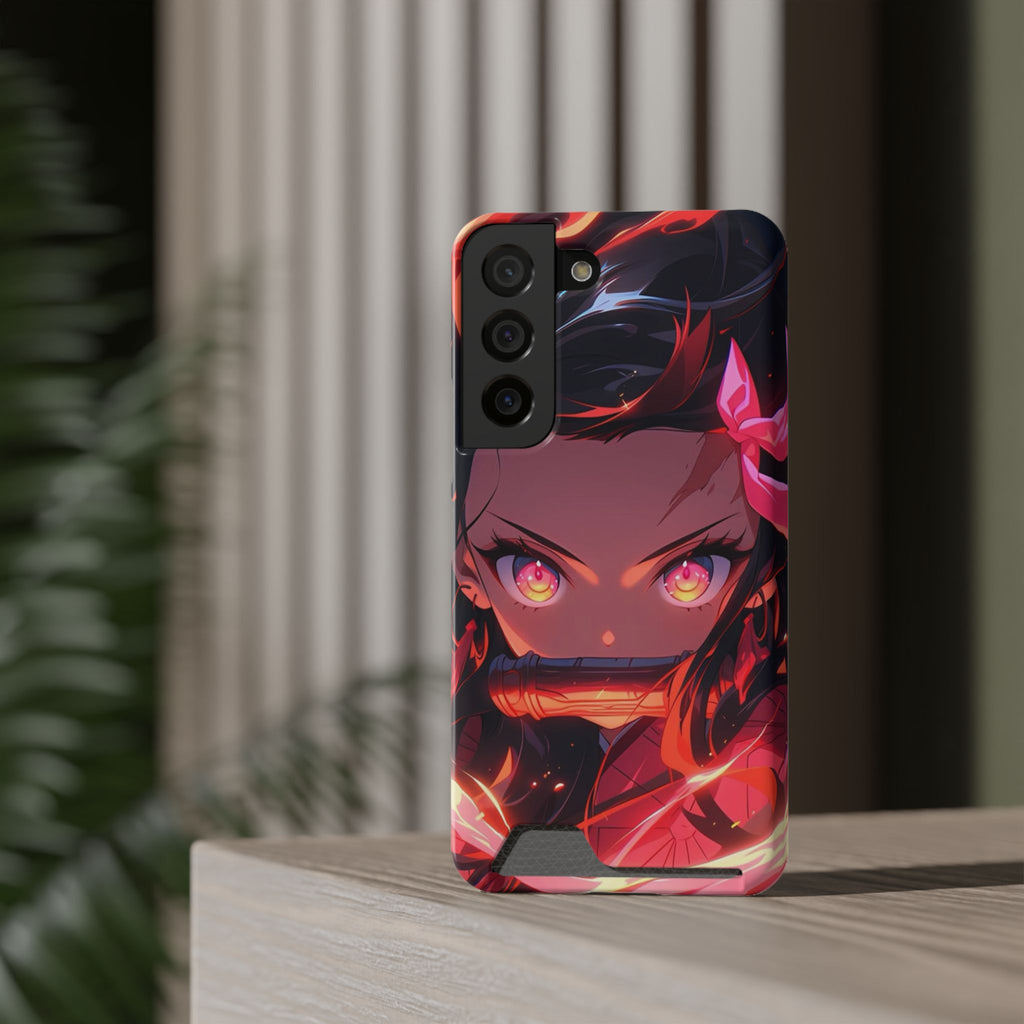 Anime Phone Case with Card Holder