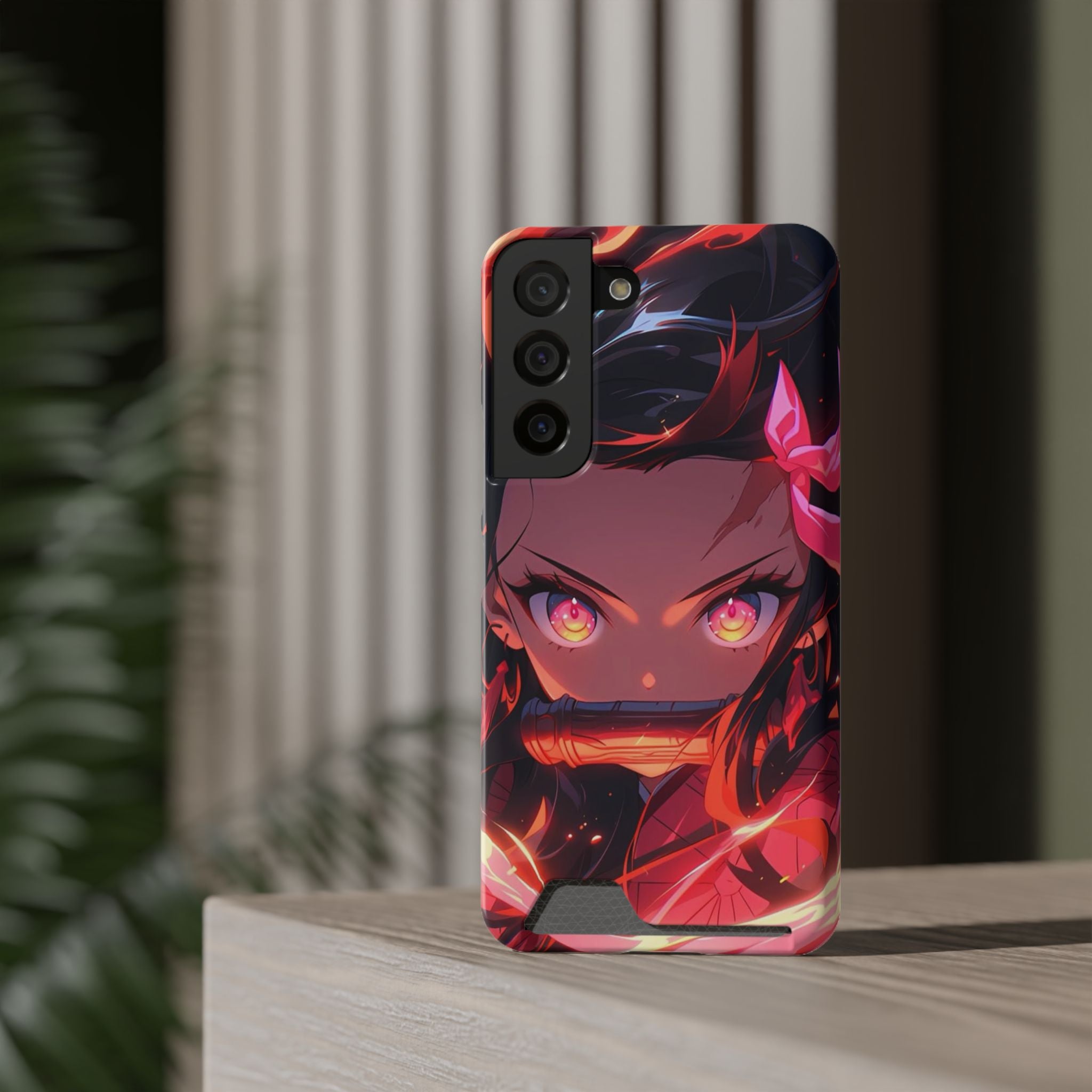 Anime Phone Case with Card Holder