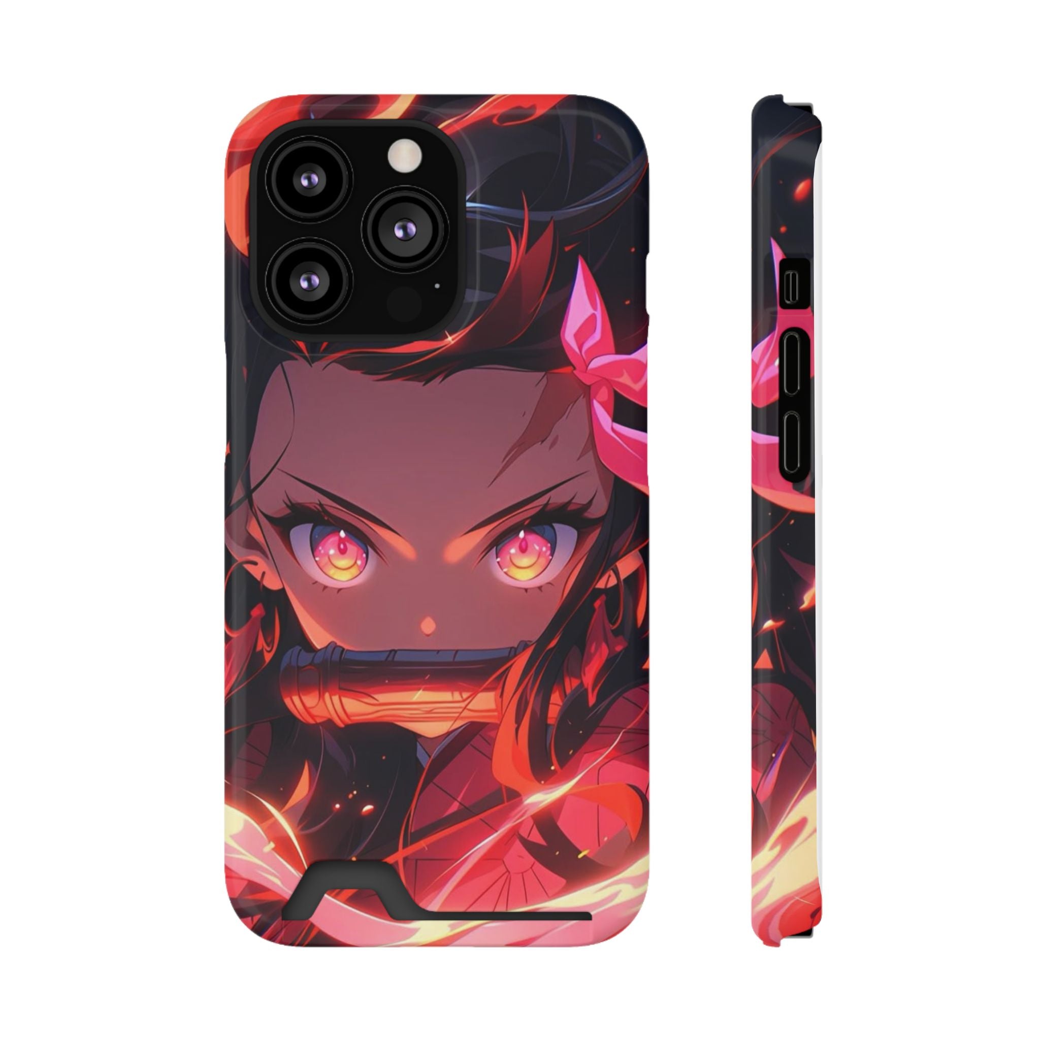Anime Phone Case with Card Holder