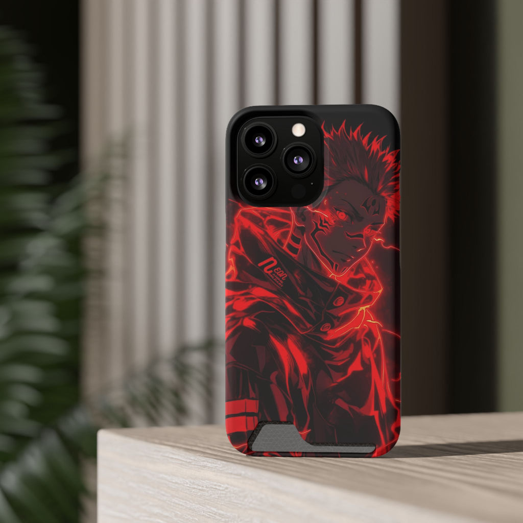 Phone Case With Card Holder Animie style