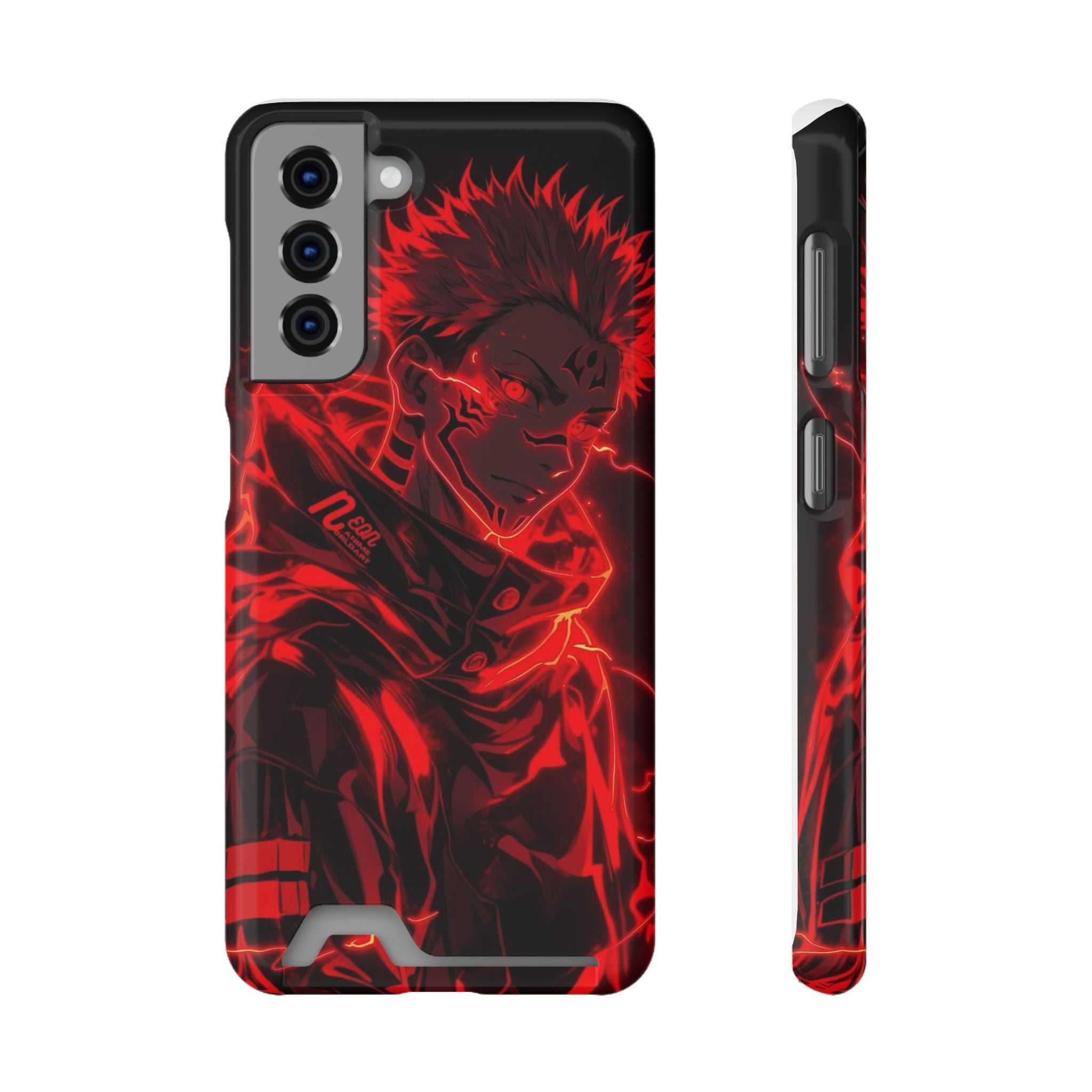 Phone Case With Card Holder Animie style