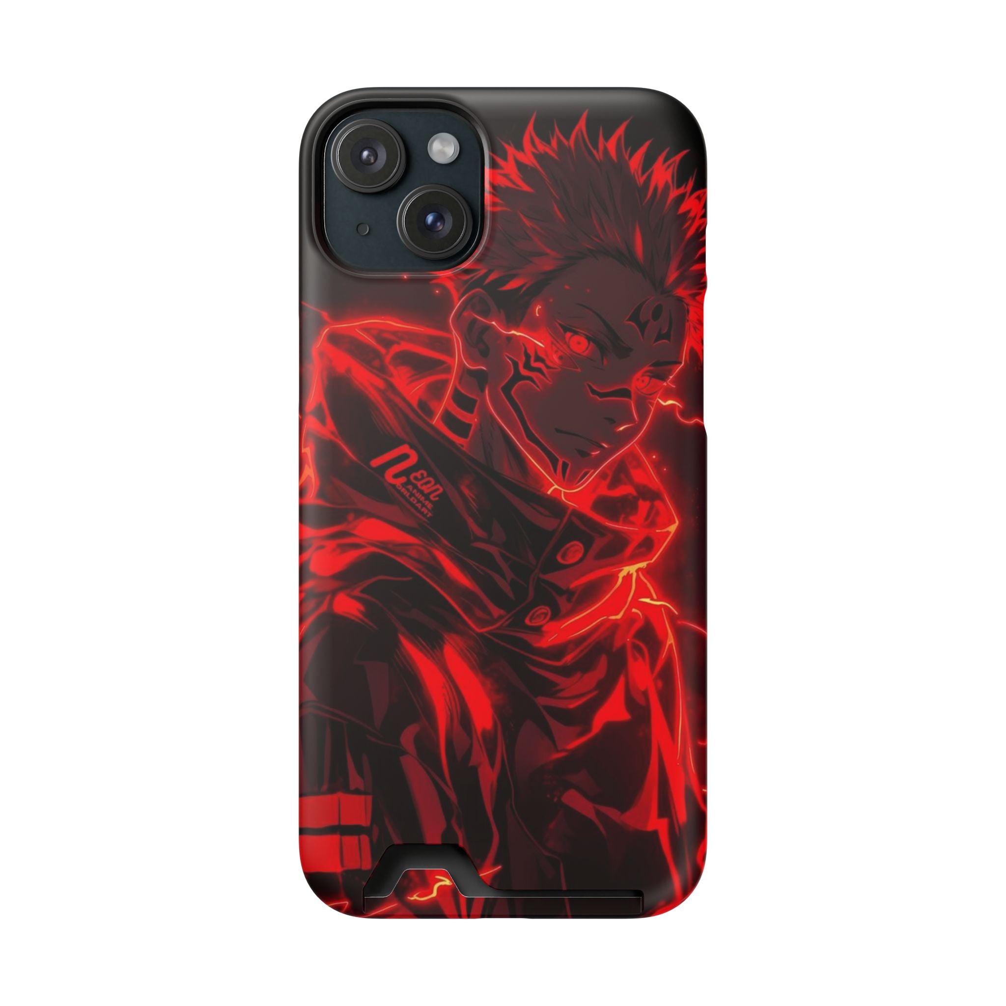 Phone Case With Card Holder Animie style