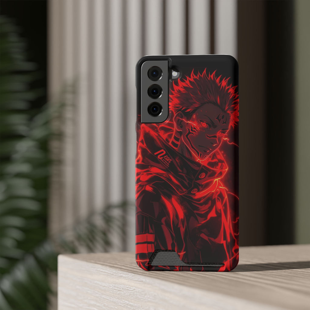 Phone Case With Card Holder Animie style