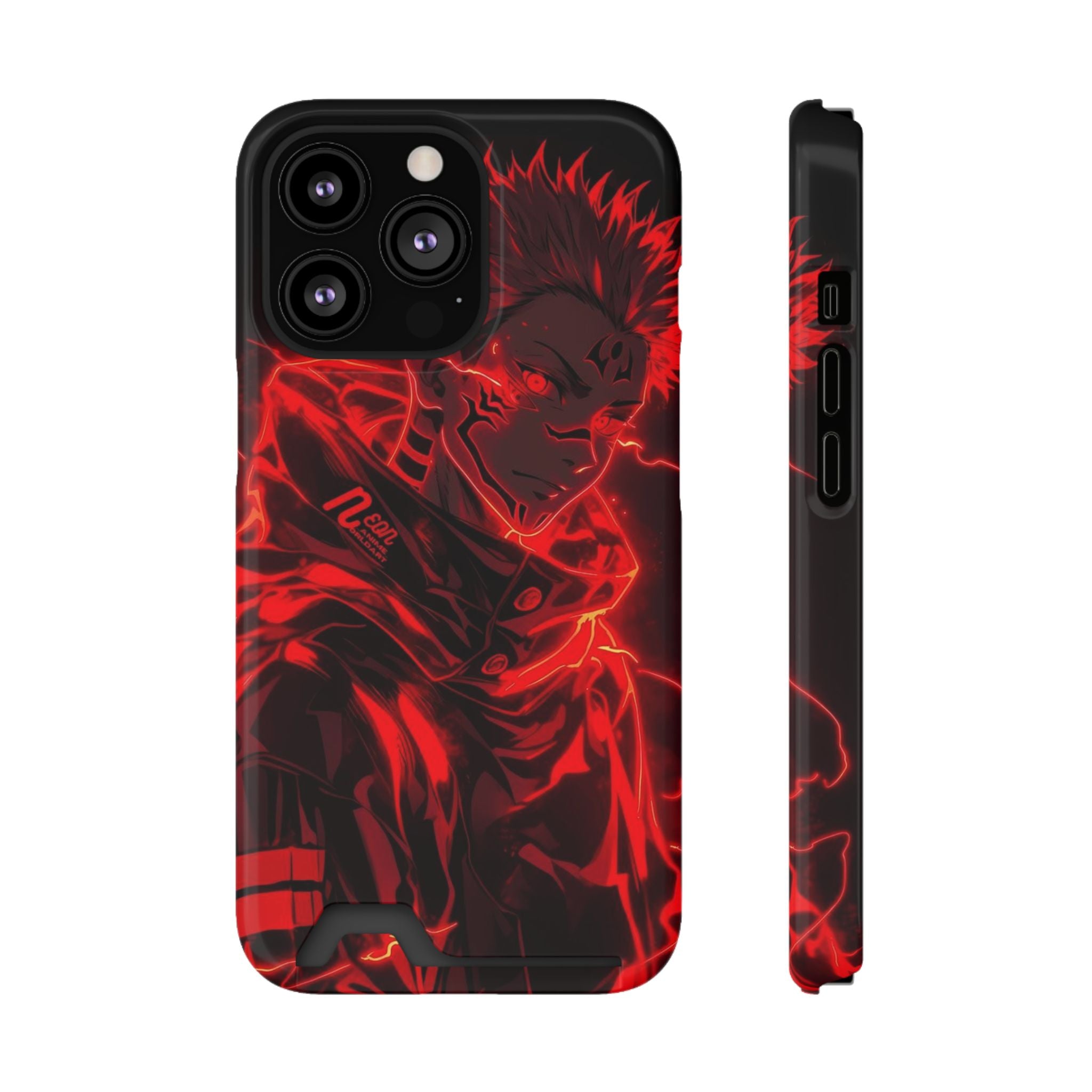 Phone Case With Card Holder Animie style
