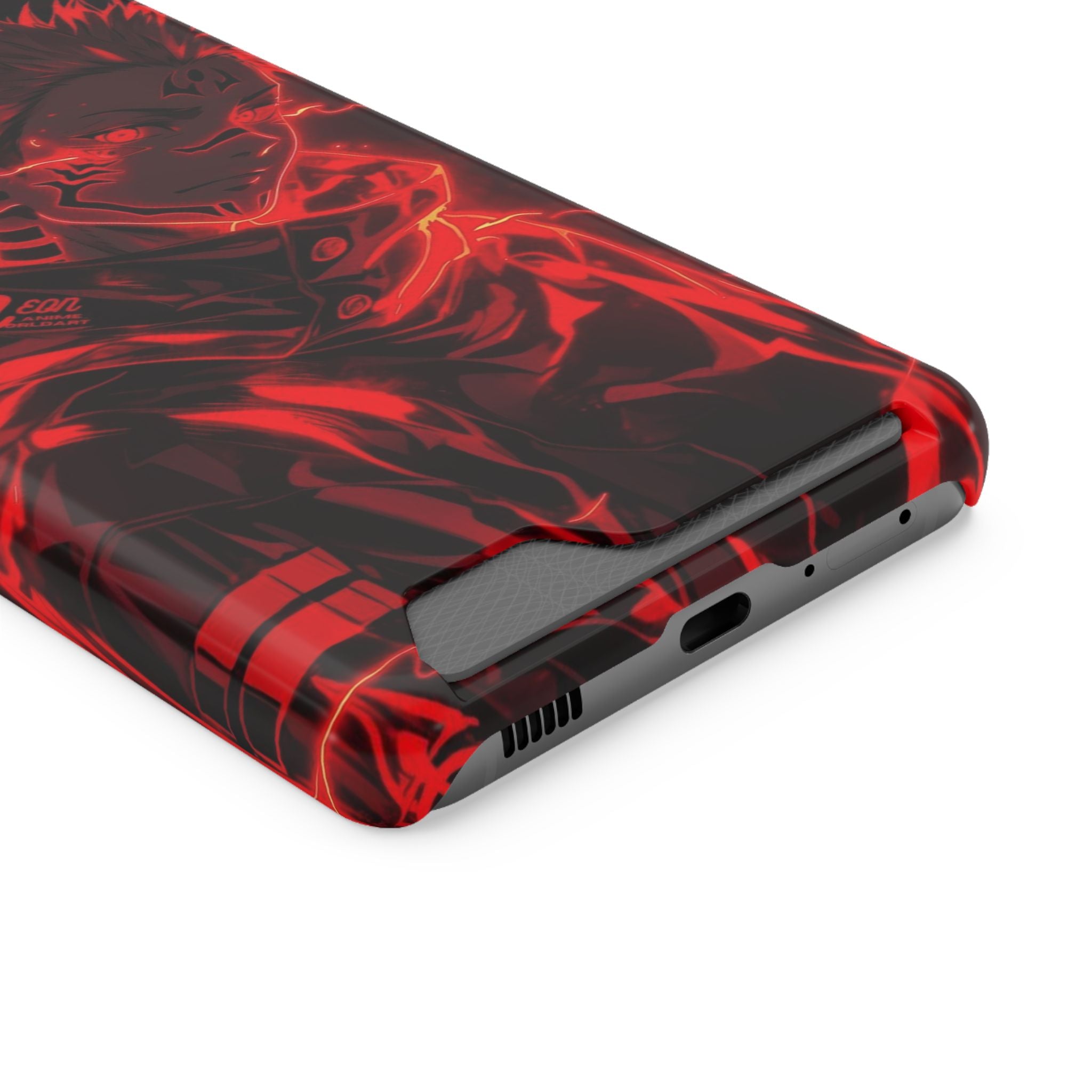 Phone Case With Card Holder Animie style