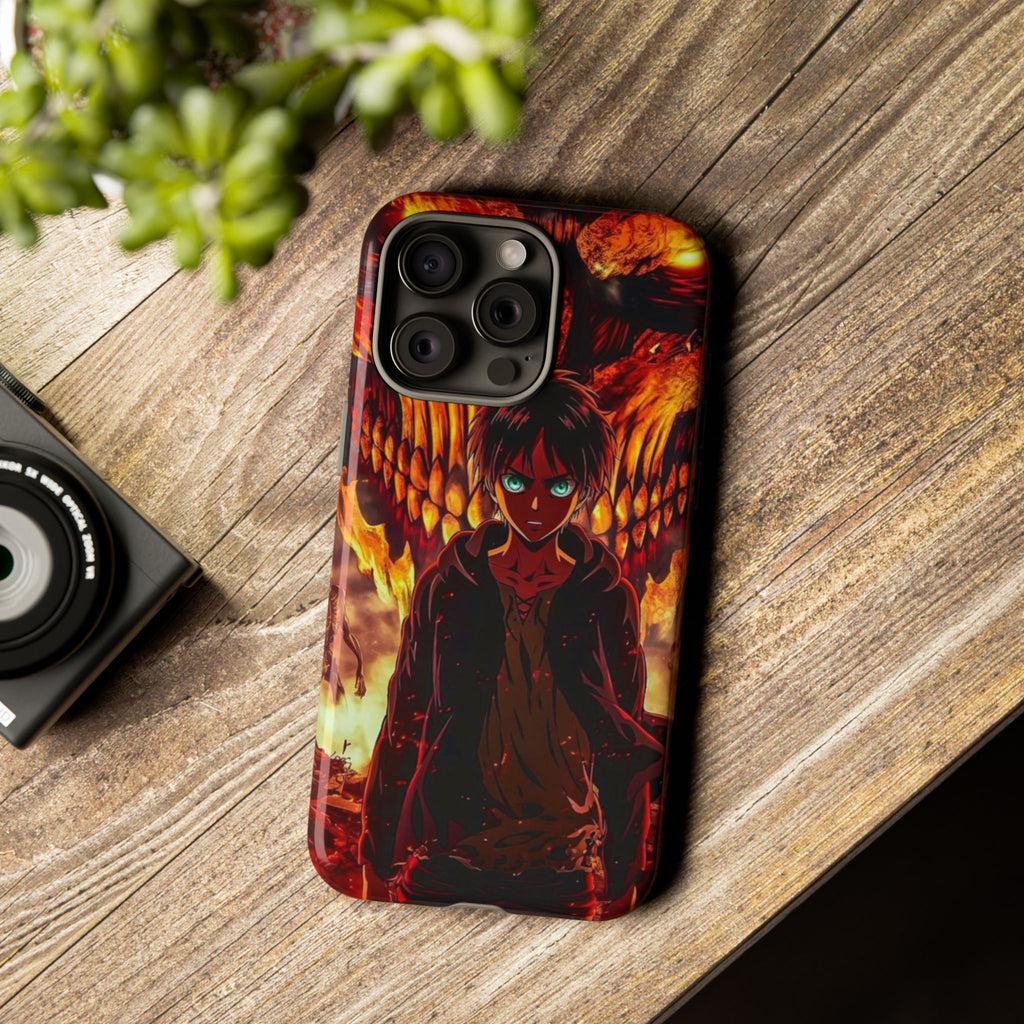 Eren Yeager Phone Case — Tough Cases Anime Protective Cover